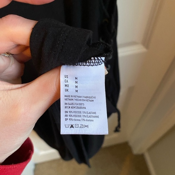 American Eagle Lace Up Sides Soft&Sexy Razorback Dress - Picture 4 of 4